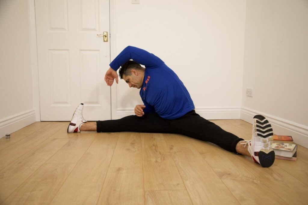 Home workout stretching